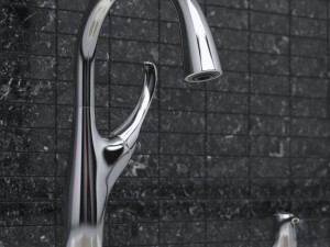 kitchen faucet and sink kohler Model 3D