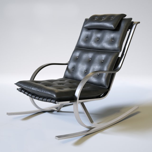 stellar works gongolo chair 3D Model .c4d .max .obj .3ds .fbx .stl .blend 