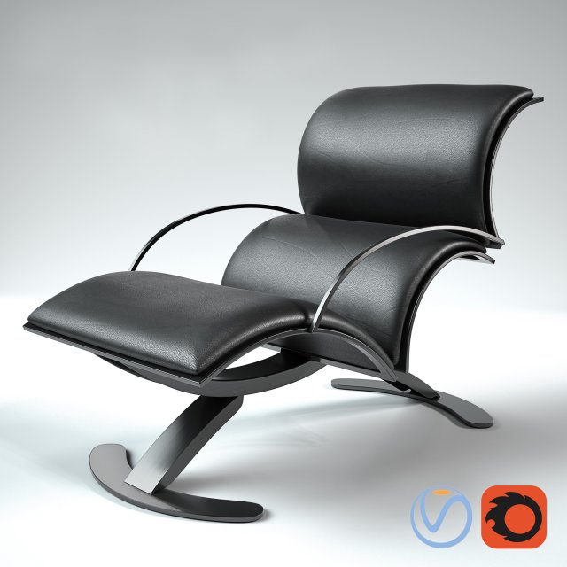 stellar works signorina chan chair Model 3D .c4d .max .obj .3ds .fbx .stl .blend 