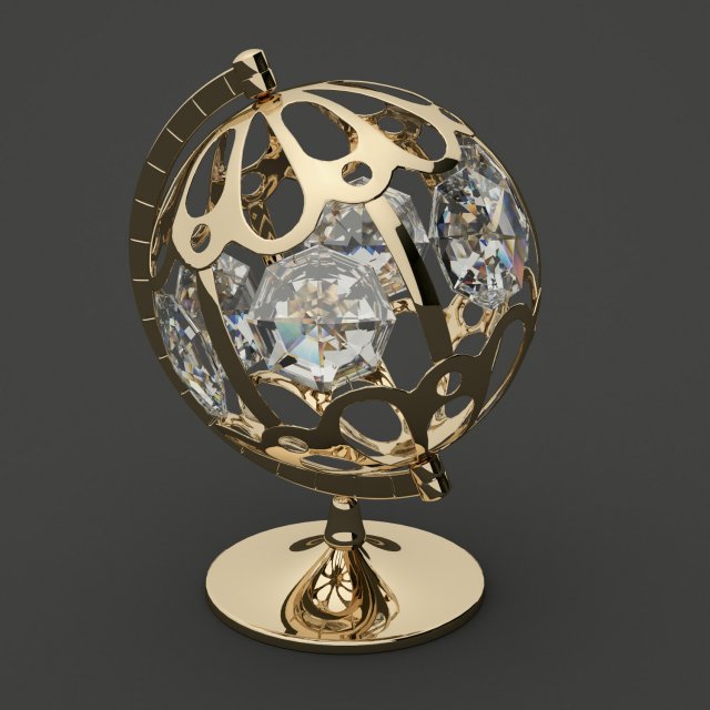 golden globes 3D Model .c4d .max .obj .3ds .fbx .stl .blend 