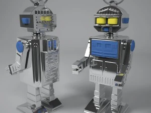 खिलौना रोबोट 3D मॉडल