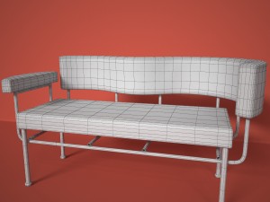 stellar works cotton club sofa 3D 모델
