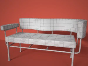 stellar works cotton club sofa 3D Model