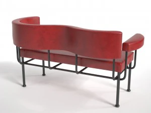 stellar works cotton club sofa 3D Model