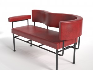 stellar works cotton club sofa 3D 모델