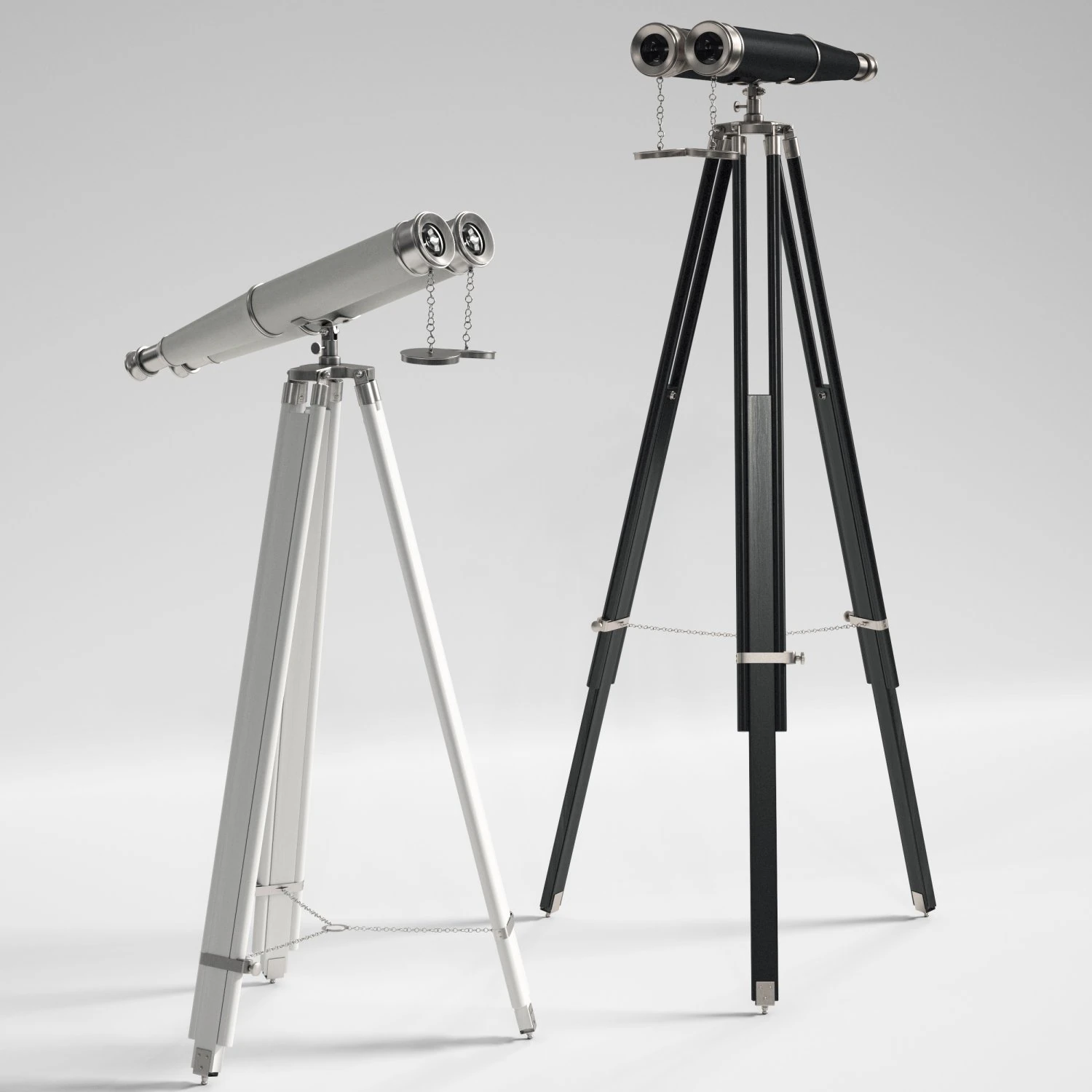 hampton nautical binoculars 3D Model .c4d .max .obj .3ds .fbx .stl .blend