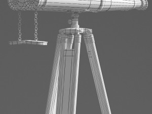 hampton nautical binoculars Model 3D