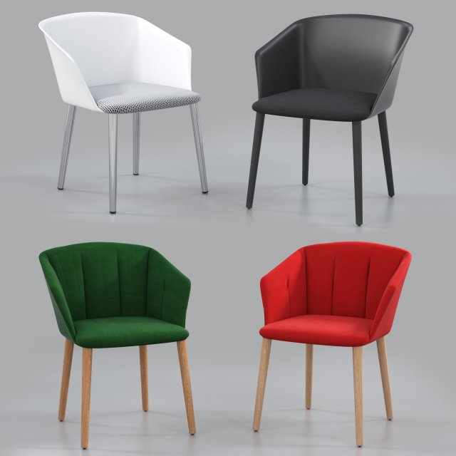 zanotta liza 2271 Model 3D .c4d .max .obj .3ds .fbx .stl .blend 