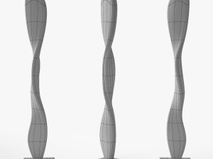 riva 1920 fiamma lamp Model 3D