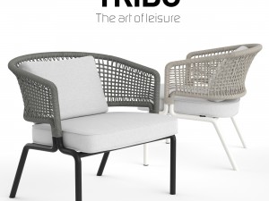 tribu contour clubchair 3Dモデル