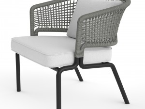 tribu contour clubchair Model 3D