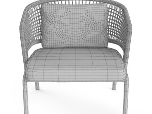 tribu contour clubchair Model 3D