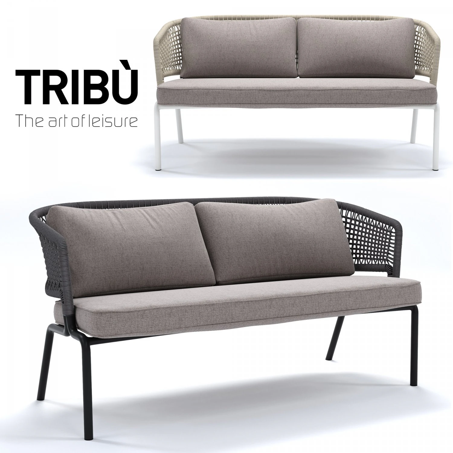 tribu contour sofa 3D Model .c4d .max .obj .3ds .fbx .stl .blend 