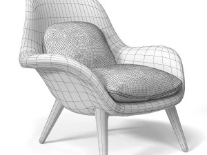 fredericia swoon 3D Model