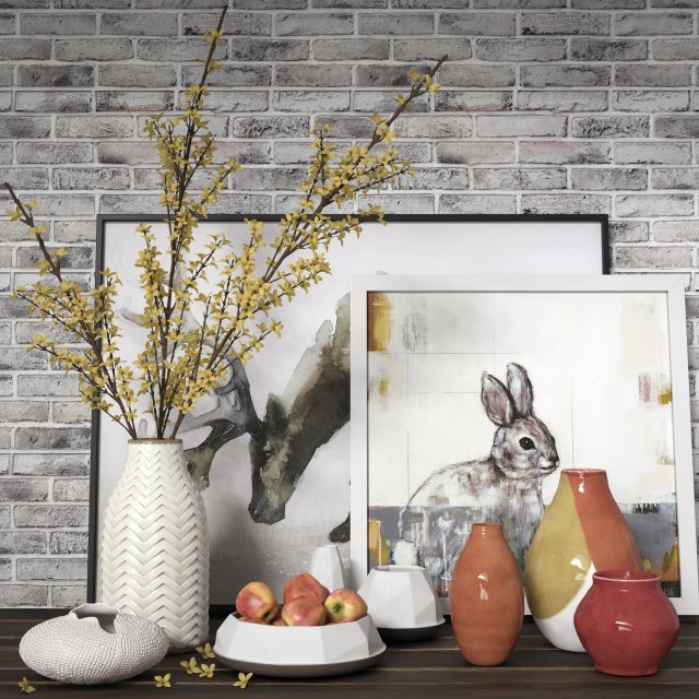 crate and barrel vases 3Dモデル .c4d .max .obj .3ds .fbx .stl .blend 