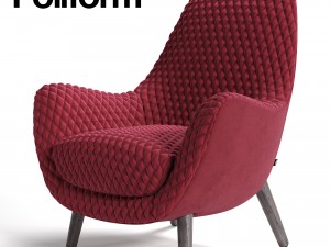 poliform mad king red 3D Model