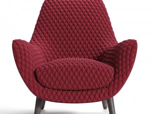 poliform mad king red 3Dモデル
