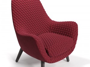 poliform mad king red 3Dモデル