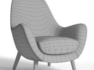 poliform mad king dark 3D Model