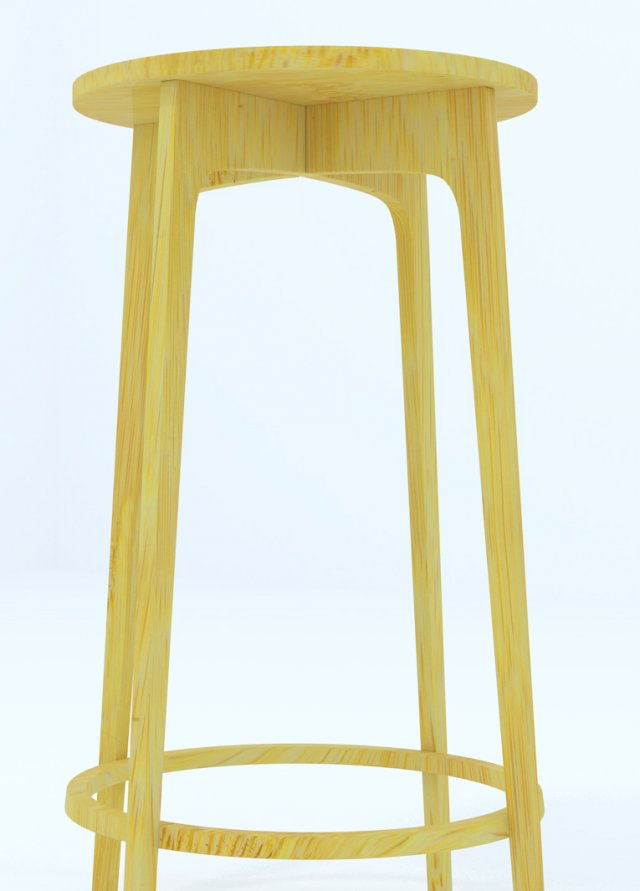 bar chair 3D Modell .c4d .max .obj .3ds .fbx .stl .blend 