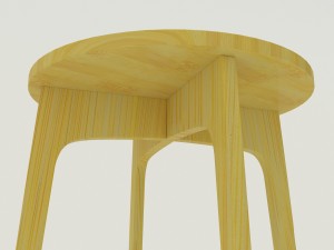 bar chair 3D Modell