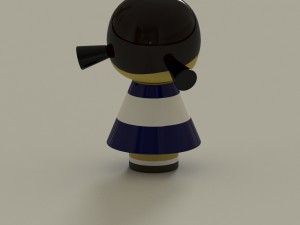 kokeshi Modelo 3D