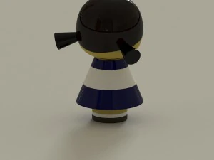 kokeshi 3D Model