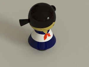 kokeshi 3D Model