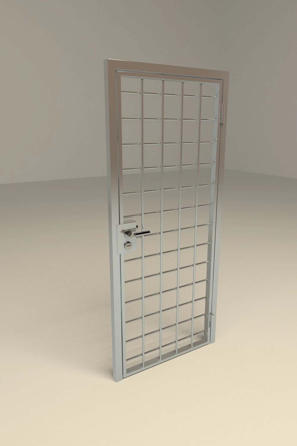 lattice door 3D Model .c4d .max .obj .3ds .fbx .stl .blend