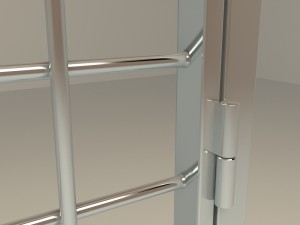 lattice door 3D मॉडल