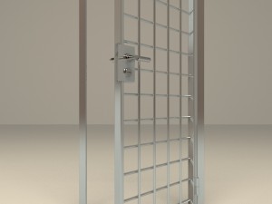 lattice door 3D मॉडल