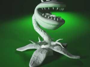 plant monster vs zombies Modèles 3D en vedette