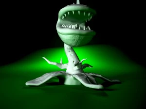 plant monster vs zombies 3D Print Model