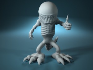 alien Modelo de Impressão 3D