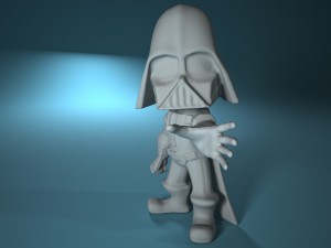 darth vader Model Cetak 3D