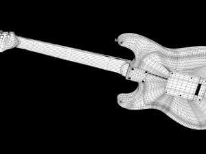 electric guitar 3Dモデル