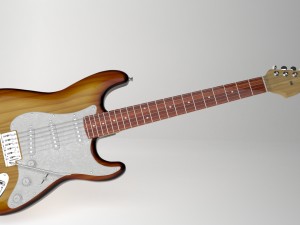 electric guitar 3Dモデル