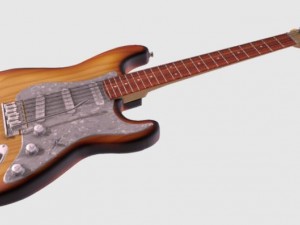 electric guitar 3D Model