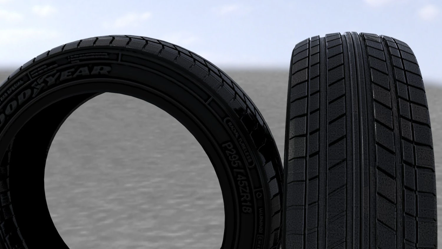 generic tire 3D Model .c4d .max .obj .3ds .fbx .stl .blend 