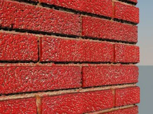 czerwone błyszczące cegły ścienne CG Tekstury