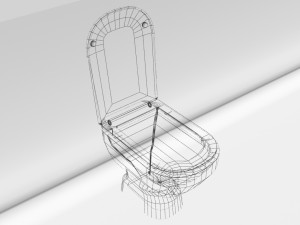 toilet Model 3D