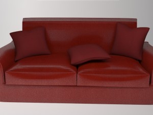 couch multicolor Model 3D