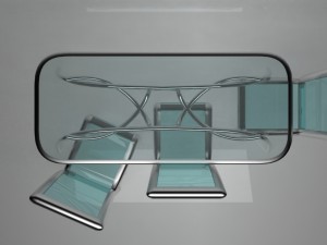 table and chairs 3D Model