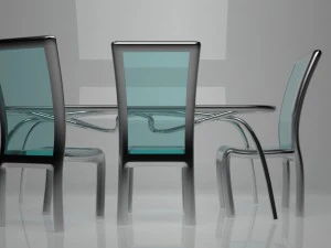 table and chairs 3D Model
