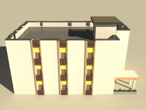 generic hotel 3D Model