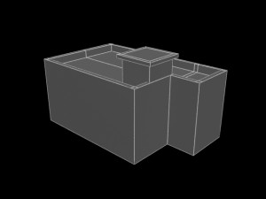 generic hotel low poly Modelo 3D