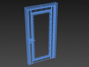 wooden door 3D Модель