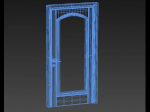 wooden door hq 3D Model