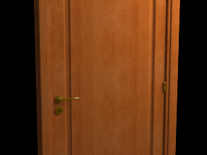 wooden door hq Modelo 3D