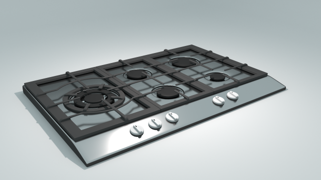modern stove 3D 모델 .c4d .max .obj .3ds .fbx .stl .blend 